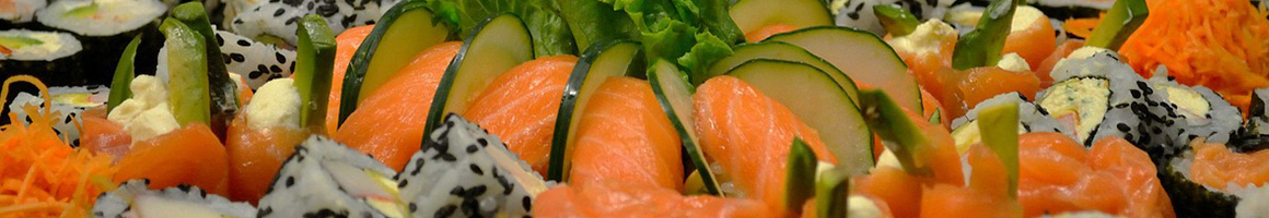 Eating Asian Fusion Thai Sushi at Koi Sushi & Thai restaurant in Franklin, TN.